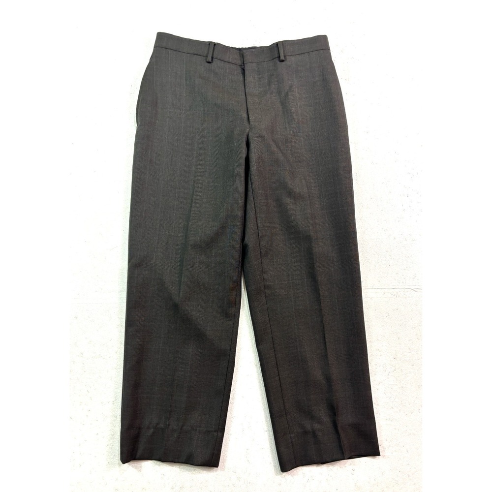 Joseph Abboud 40S 32x28 2pc Pant Suit Gray 100% Wool All Season Two Button - Picture 12 of 16